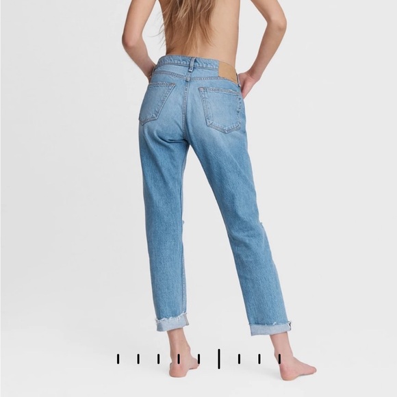 Rag & Bone Rosa Mid-Rise Boyfriend in Harper Jean - Picture 5 of 9